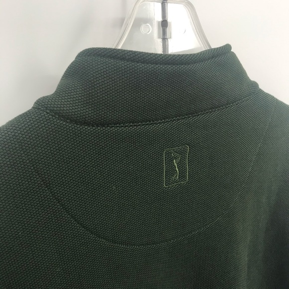 Green PGA Tour 1/2 Zip Pullover Mens XL - Picture 6 of 7